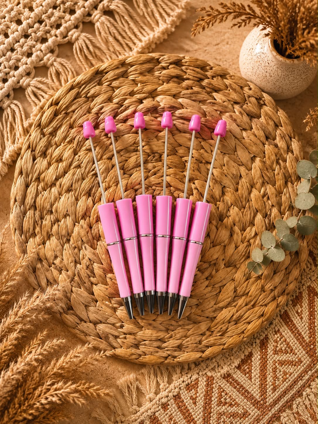 Beaded Pens – Customisable with Focal Beads or Rhinestones