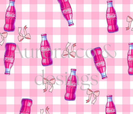20oz Sublimation Print #21 - Pink Coke
