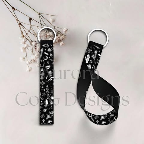 Witchy Vibe Key Wristlet