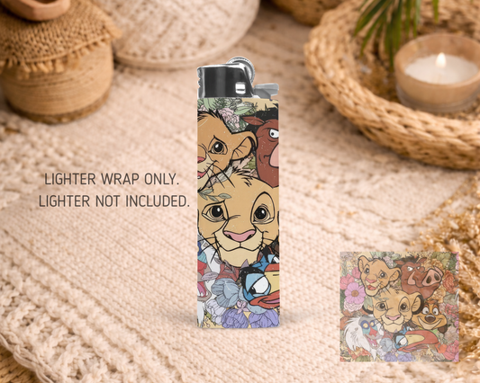 BIC Lighter Wrap #69 - Beige Lion Simba Movie