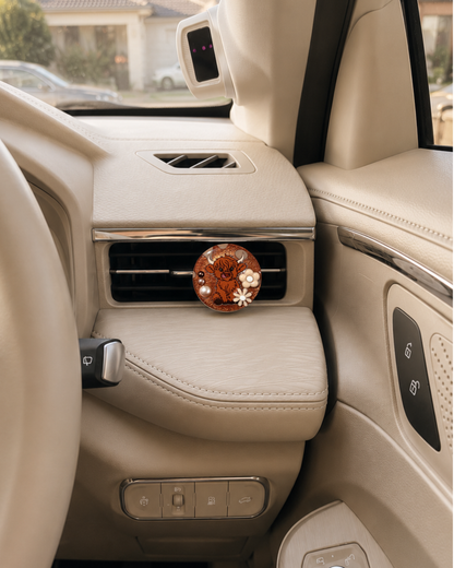 Highland Cow- Car Vent Clip Air Freshener