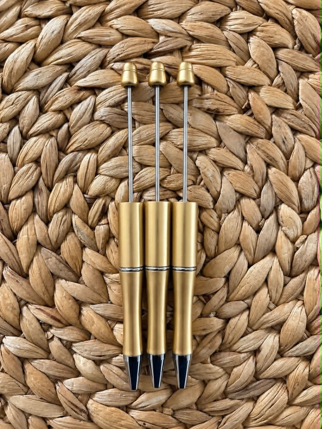 Beaded Pens – Customisable with Focal Beads or Rhinestones