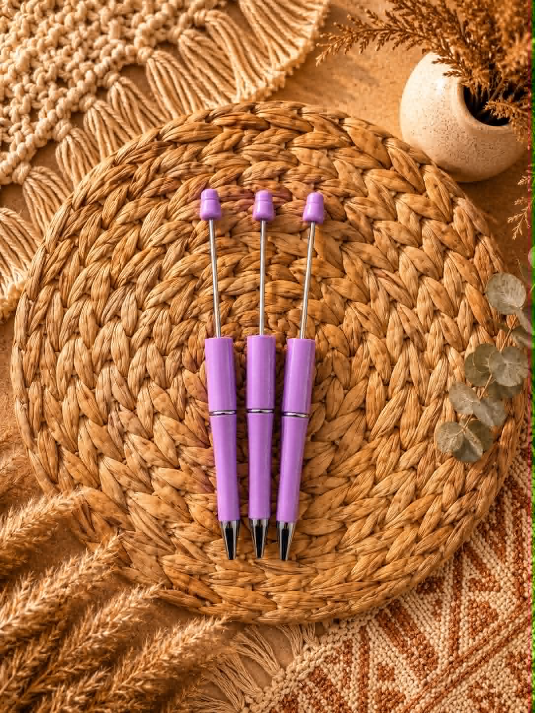 Beaded Pens – Customisable with Focal Beads or Rhinestones