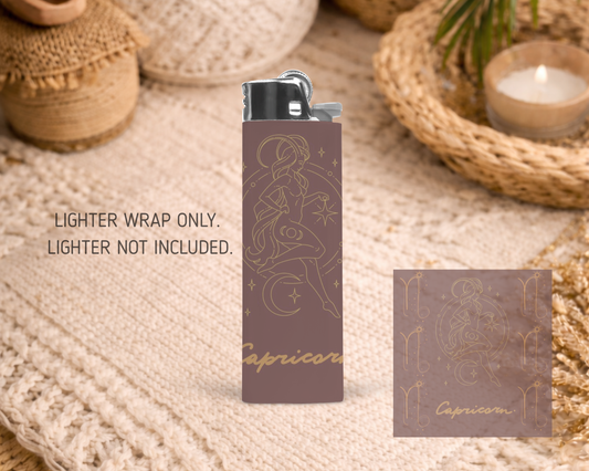 BIC Lighter Wrap #75 - Capricorn Star Sign