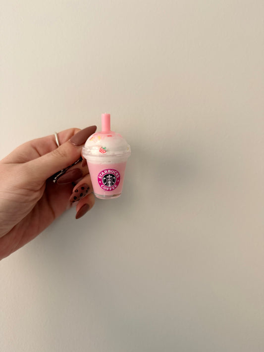Mini Strawberry & Cream - Pre Made Keyring