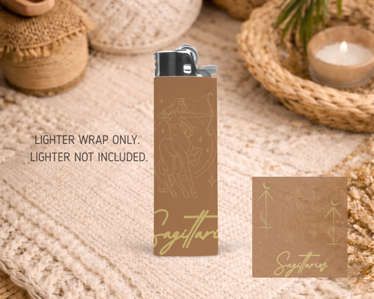 BIC Lighter Wrap #77 - Sagittarius Star Sign
