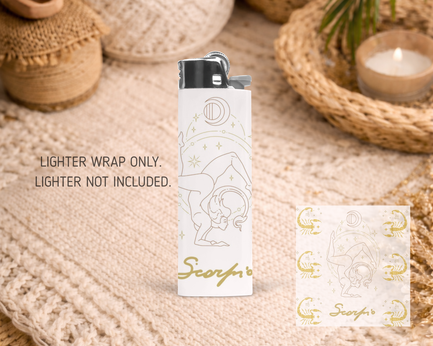 BIC Lighter Wrap #83 - Scorpio Star Sign