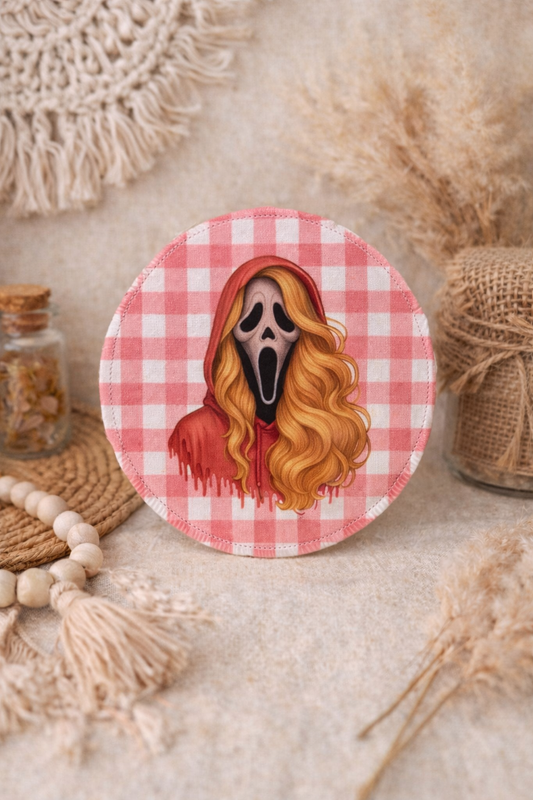 Iron On Patches - Pink Ghost