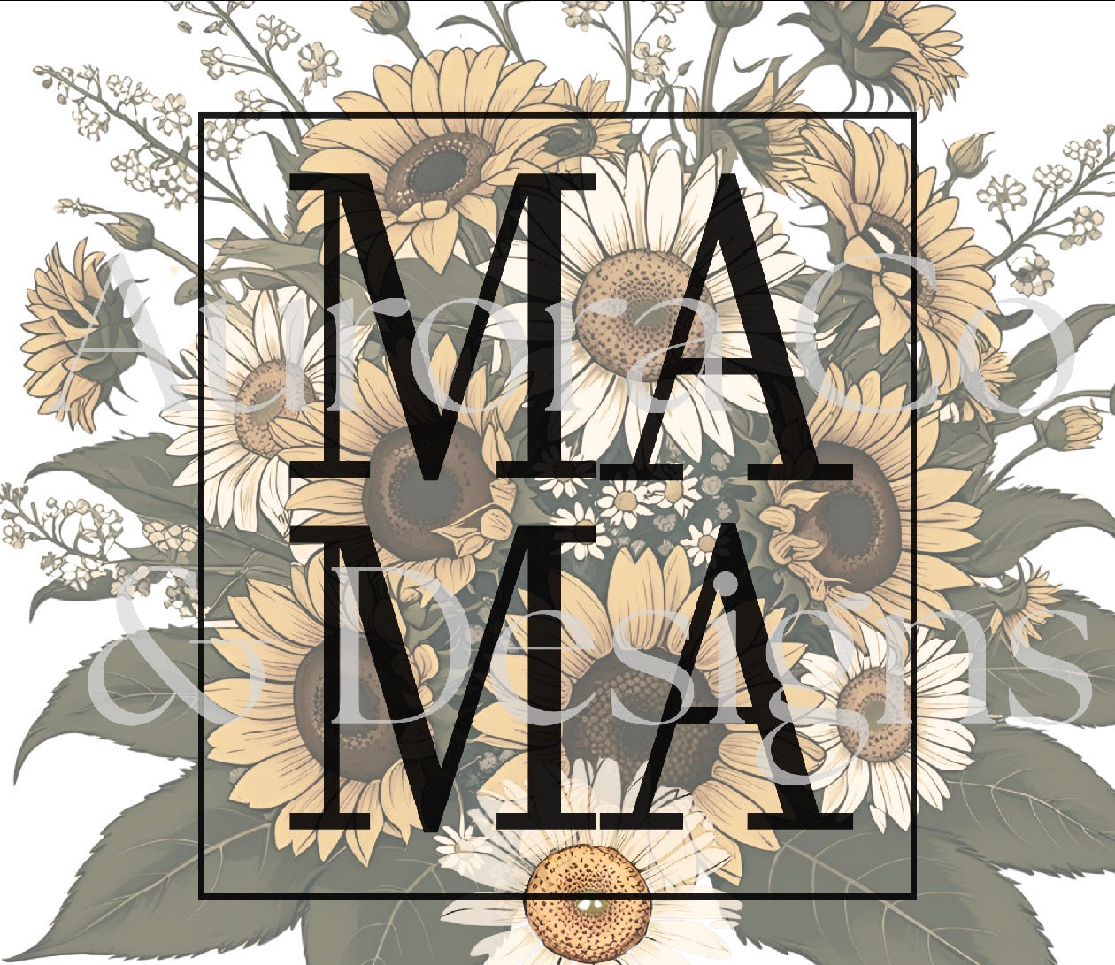 20oz Sublimation Print #11 - Sunflower Mama