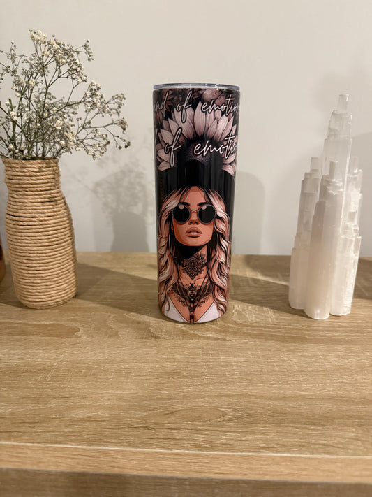 20oz Insulated Cup- Kind Of Emotional, Kind Of Emotionless