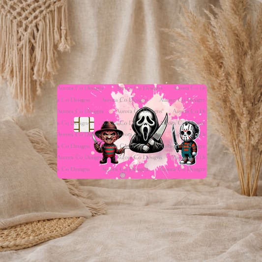 Bank Card Wrap - Pink Horror Babes