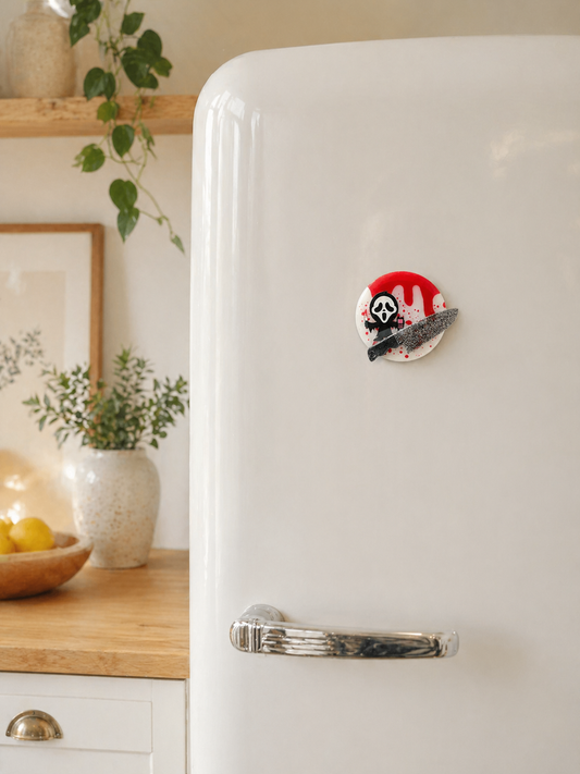 Horror Movie Magnet – Ghost Face Inspired