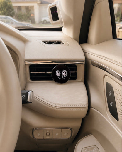 Black Ghostface- Car Vent Clip Air Freshener
