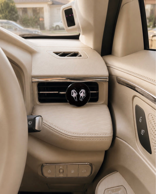 Black Ghostface- Car Vent Clip Air Freshener