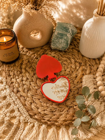 Ghostface Heart Compact Mirror