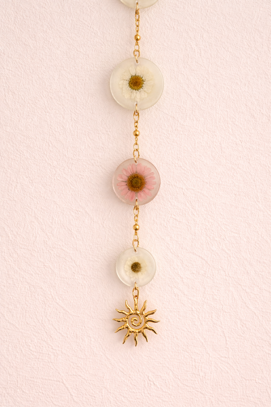 🌼 Celestial Bloom Resin Flower Hanger 🌞
