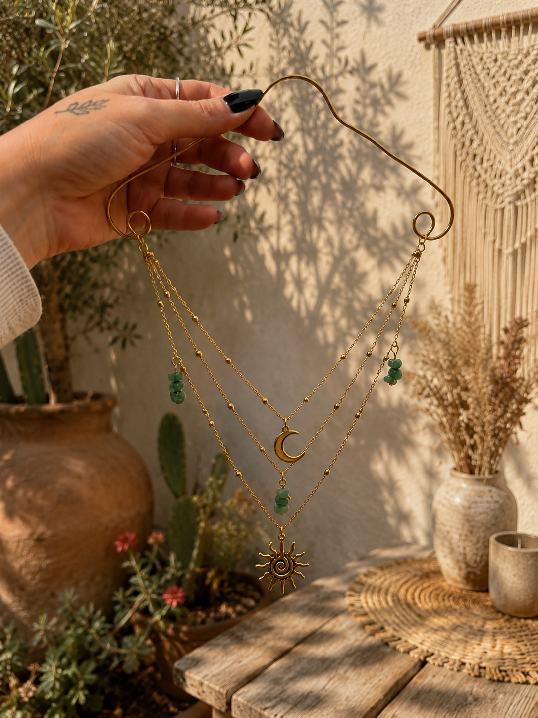 Celestial Aventurine Car Hanger