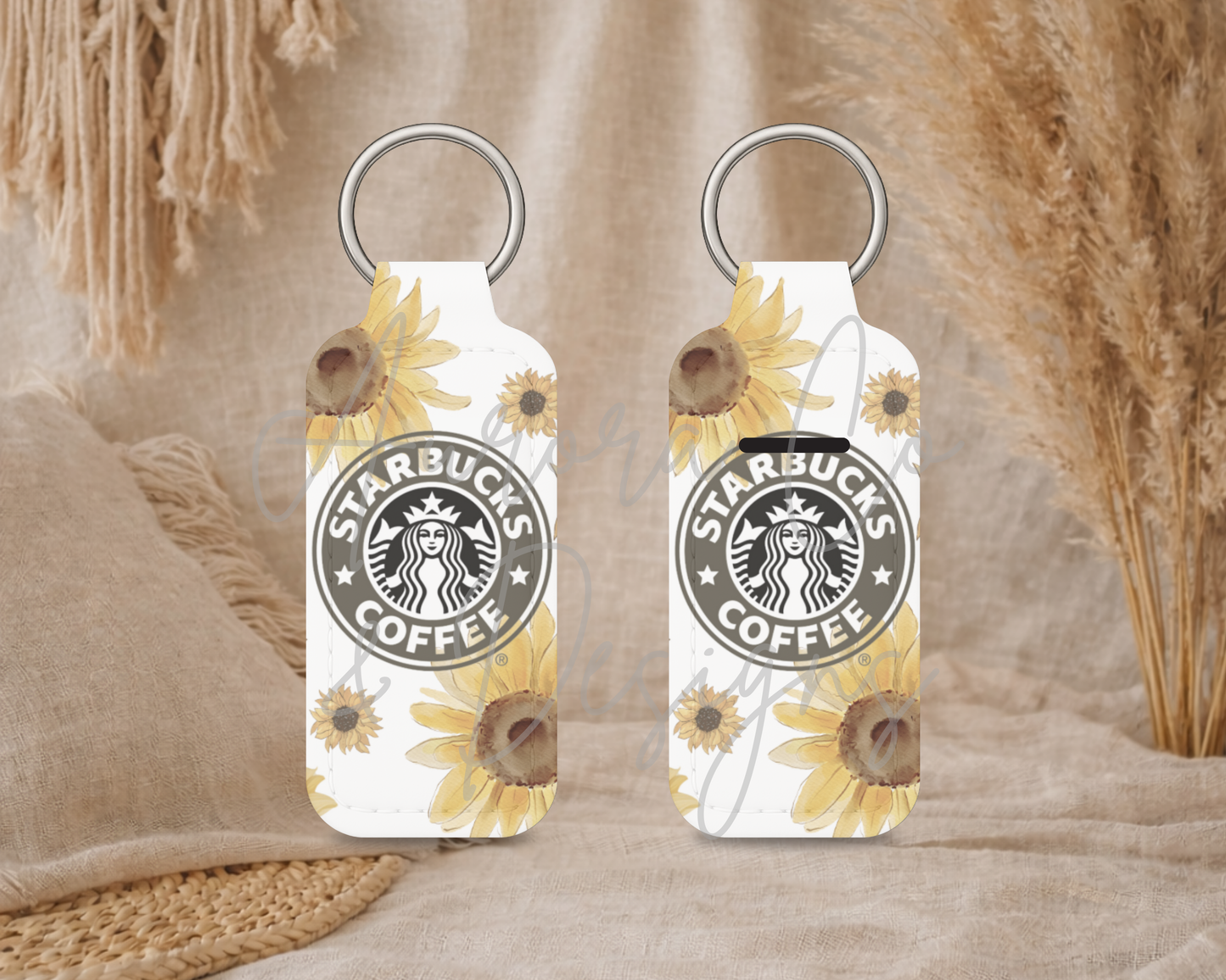 Chapstick Keyring - Sunflower Starbucks