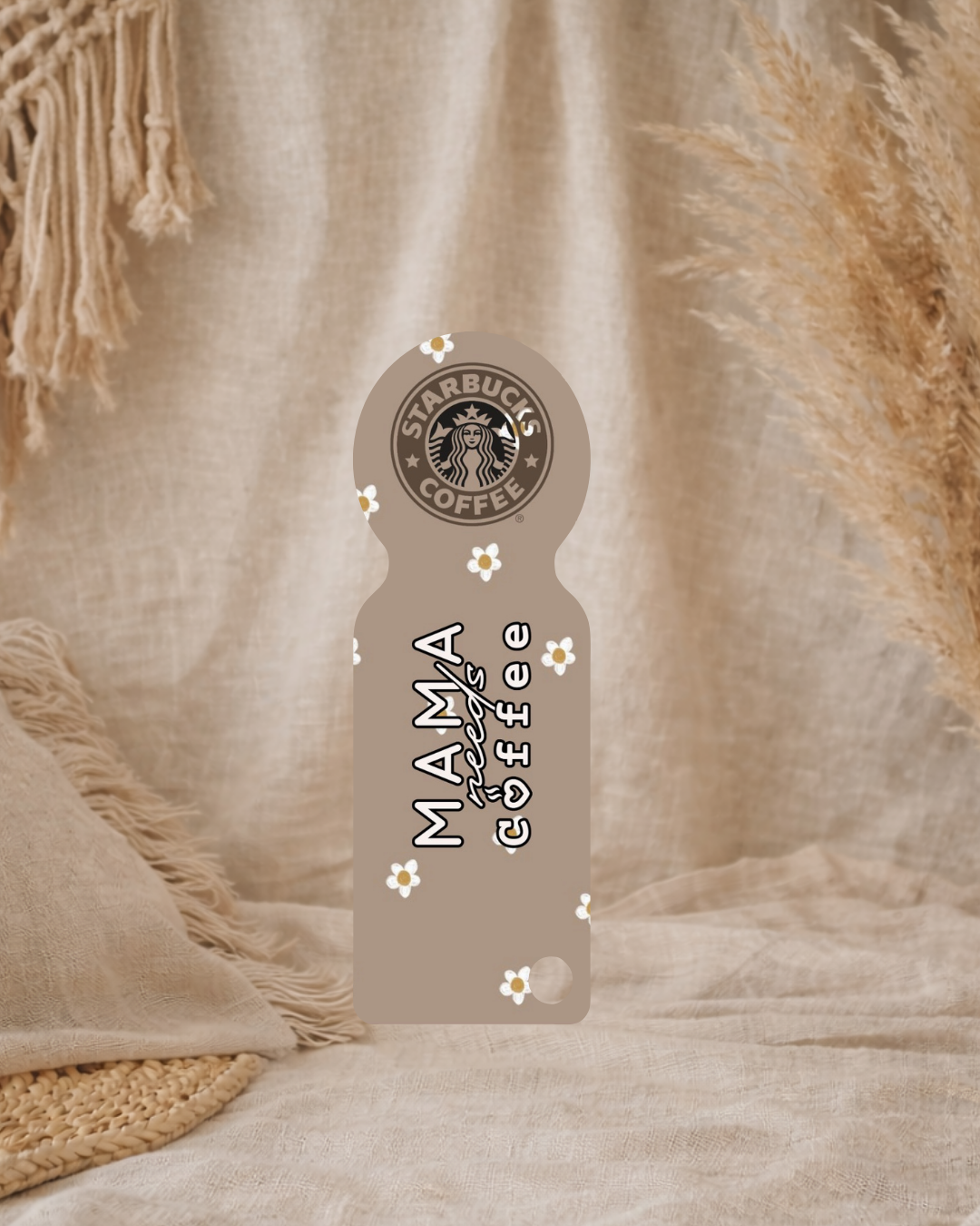 Trolley Token - Mama Needs Coffee Daisy