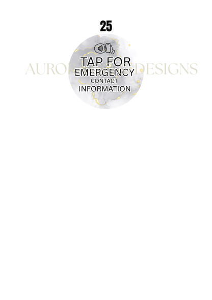 Emergency Contact & Medical NFC Tags
