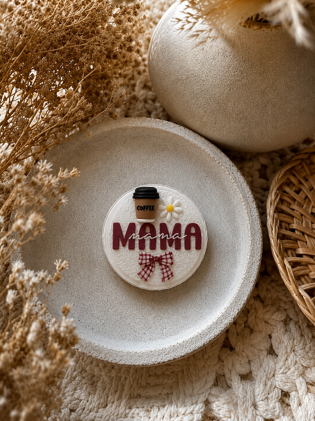 Mama Coffee | Magnet, Badge Reel or Pop Socket