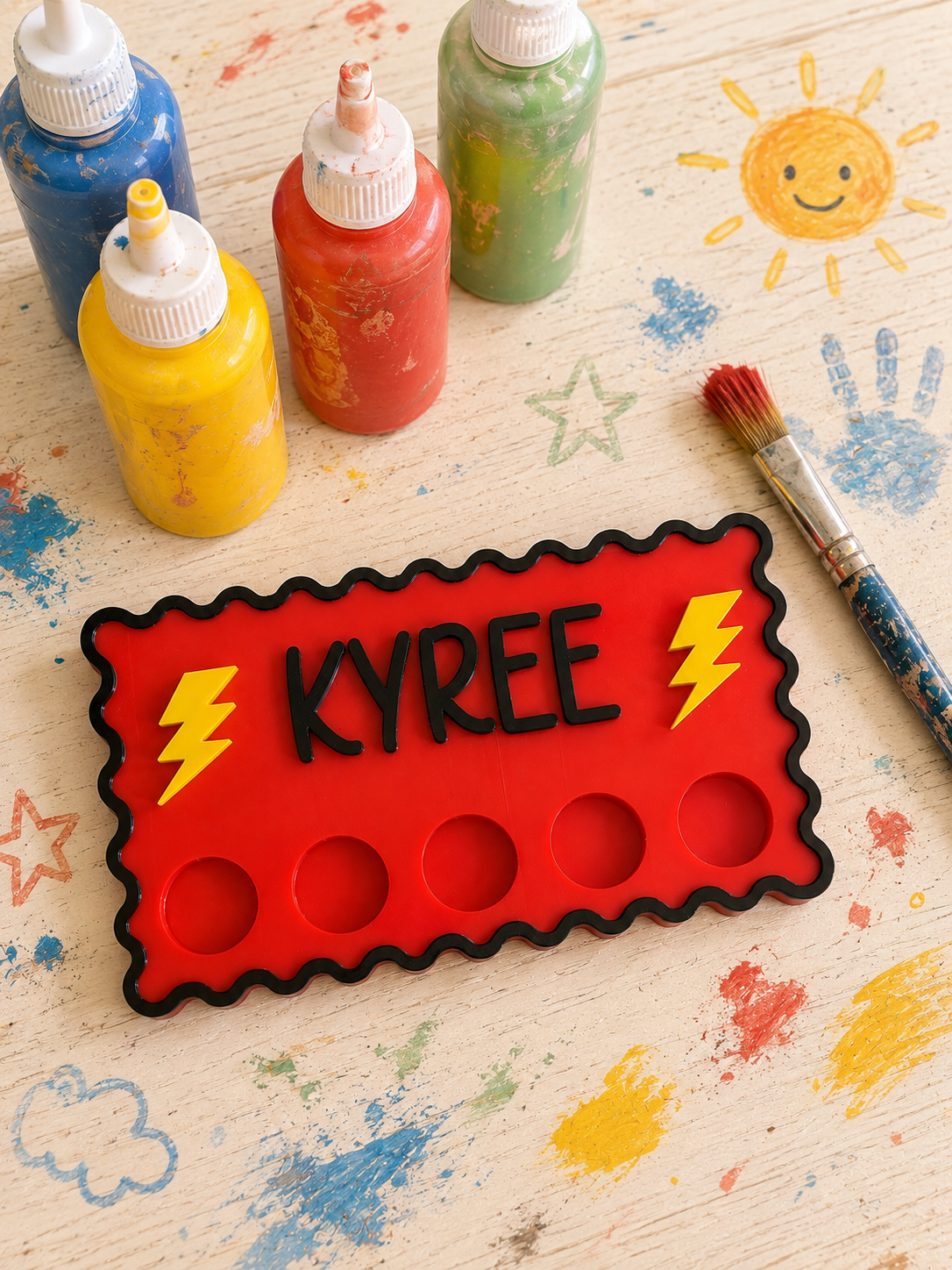 Personalised Kids Paint Palette 🎨