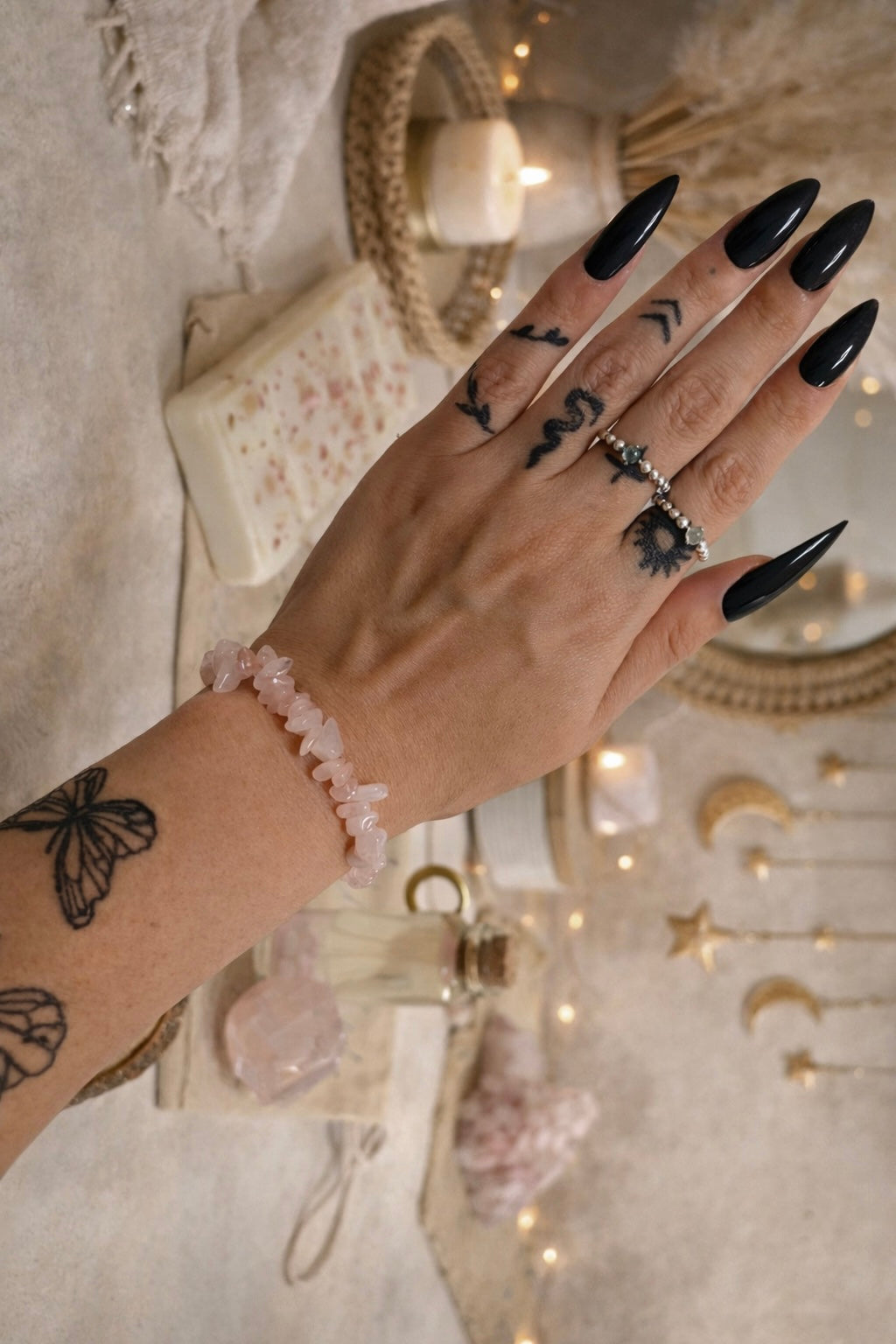 Moonlit Rose Quartz Self- Love Ritual Bundle