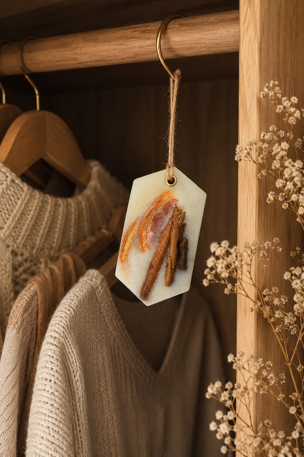 Botanical Wax Wardrobe Hangers