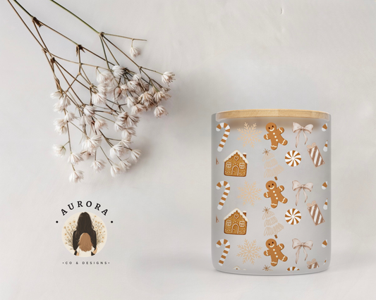 Boho Brown Gingerbread Candle 230g