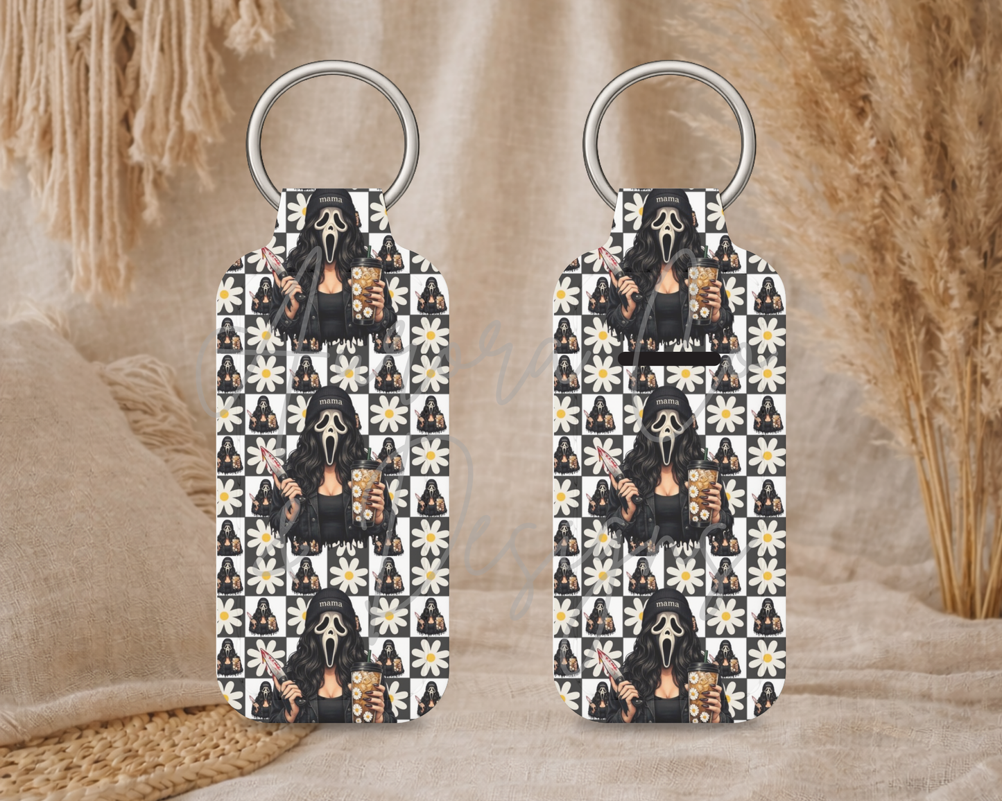 Chapstick Keyring - Simple Mama Checker Ghostface