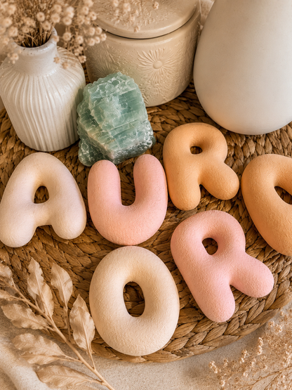 Personalised Bubble Texture Name Letters | 7cm