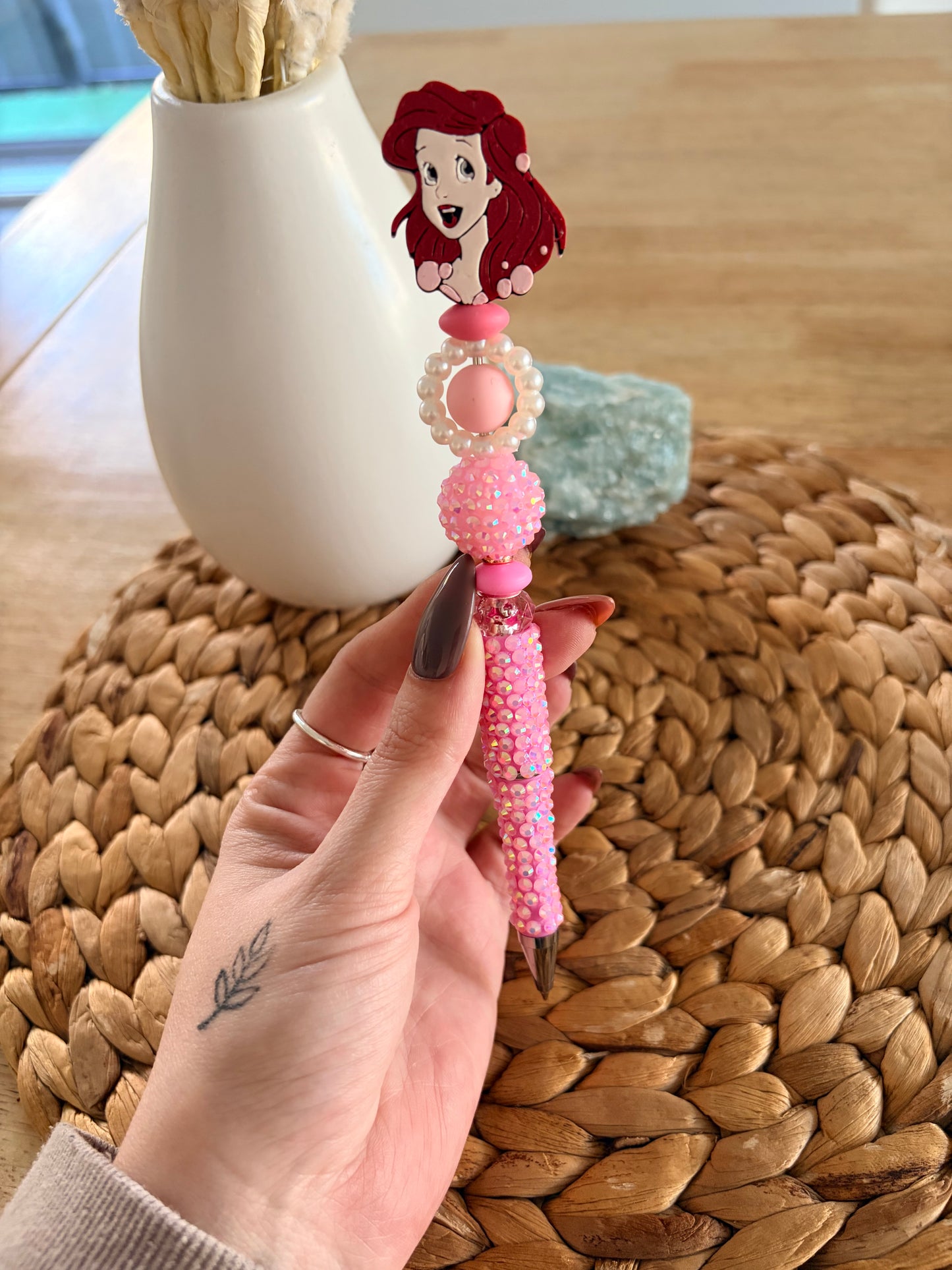 Ariel Beaded Rhinestone Pen