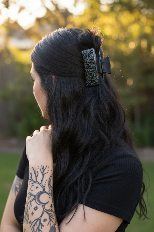 Serpent Shadow Claw Clip