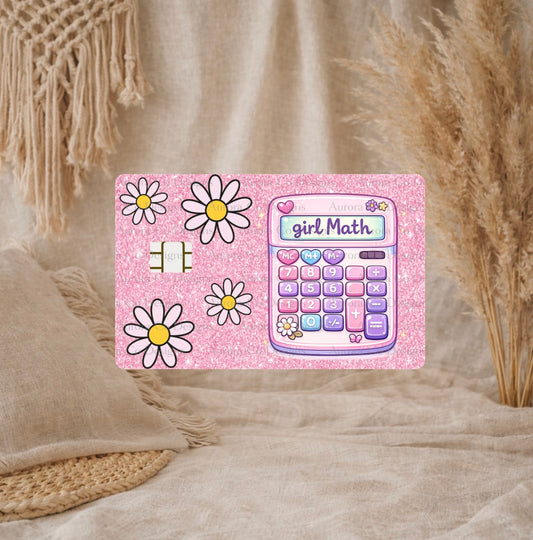 Bank Card Wrap - Girl Math