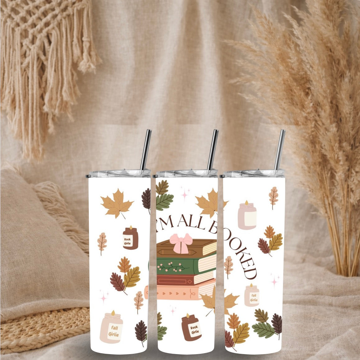 I'm all Booked- 20oz Tumbler