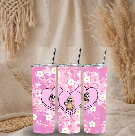 Pretty In Pink Baby Ghostface - 20oz Tumbler