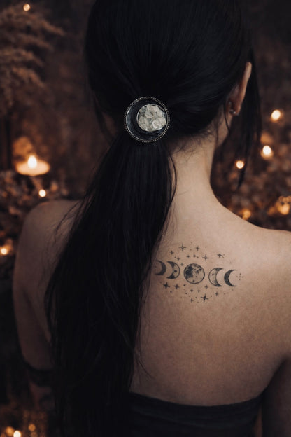 Clear Quartz Celestial Hair Tie 🌒