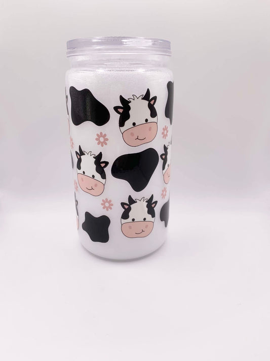 16oz - Cow Milk Snowglobe