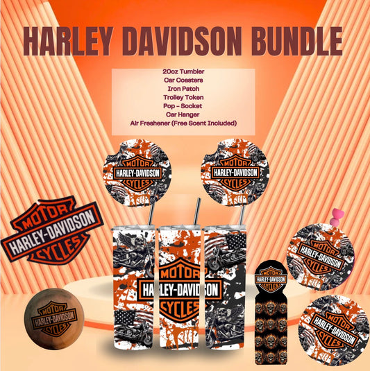 Harley Davidson Orange & Black Bundle