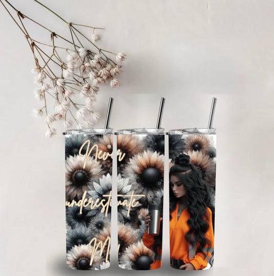 Tough Blooms – 20oz Tradie Girl Tumbler