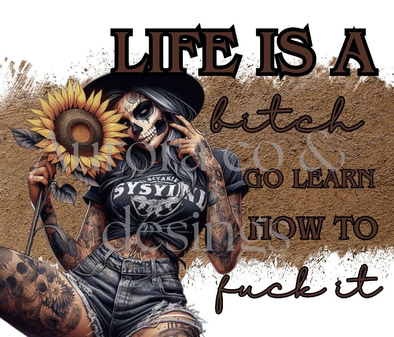 20oz Sublimation Print #32 - Life Is A B**ch