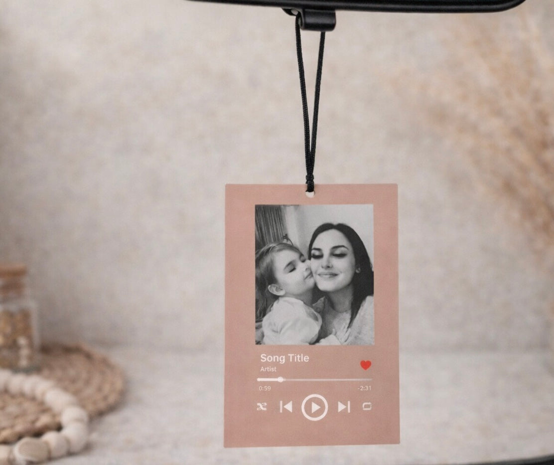 Personalised Spotify Playlist Air Freshener