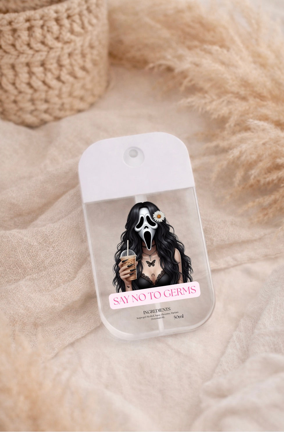 Hand Sanitizer Spray - Ghost Face Say No To Germs