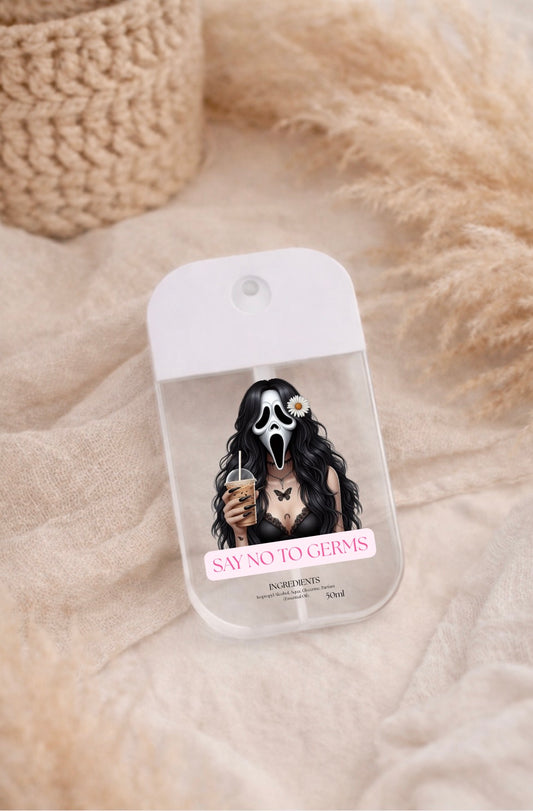 Hand Sanitizer Spray - Ghost Face Say No To Germs