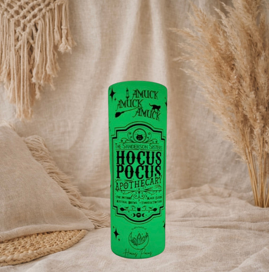 Glow in The Dark Tumbler- Green/Blue- 20oz