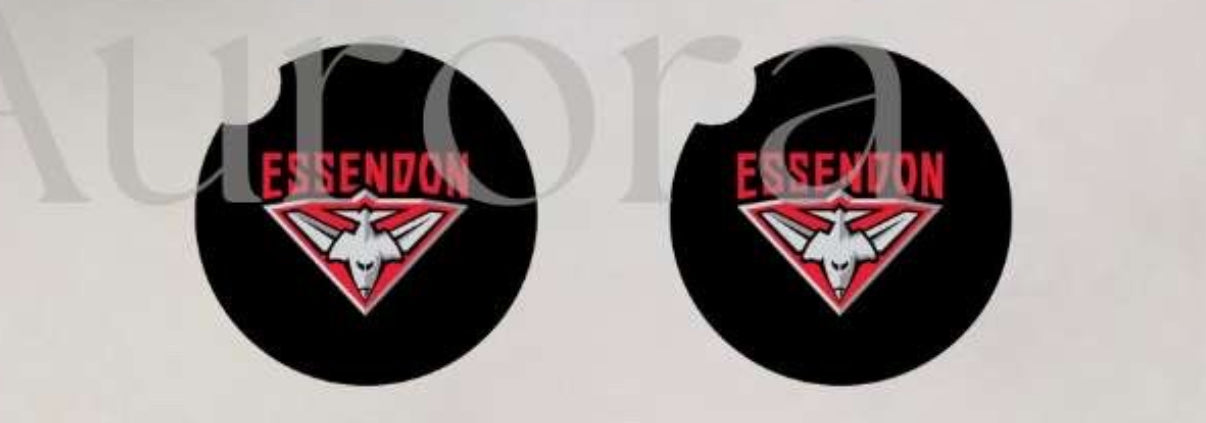 AFL Footy Car Coasters