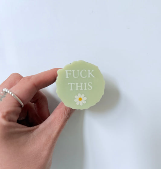 F This Daisy Pop Socket