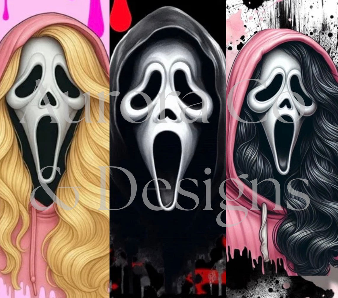 20oz Sublimation Print #6 - Trio Ghost Face