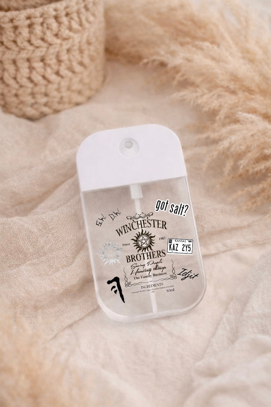 Hand Sanitizer Spray - Supernatural Winchester
