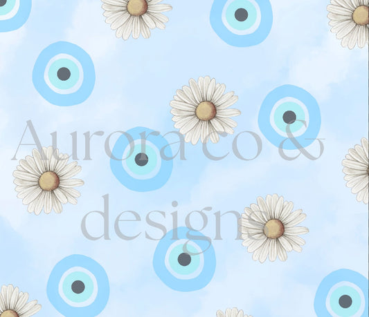 20oz Sublimation Print #33 - Daisy Evil Eye